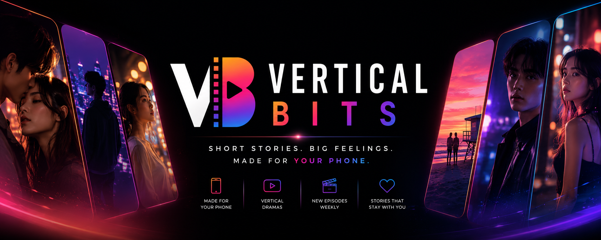 Vertical Bits. Short Stories. Big Feelings. Made for your phone.